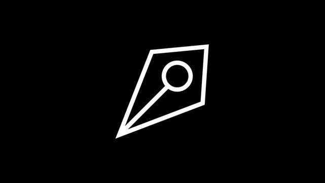 Minimal Play Button Triangle Icon &ndash; Modern Media, Video and Web Interface Symbol