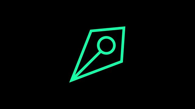 Minimal Play Button Triangle Icon &ndash; Modern Media, Video and Web Interface Symbol