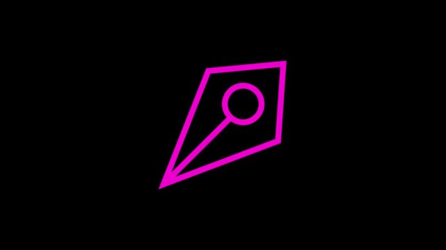 Minimal Play Button Triangle Icon &ndash; Modern Media, Video and Web Interface Symbol