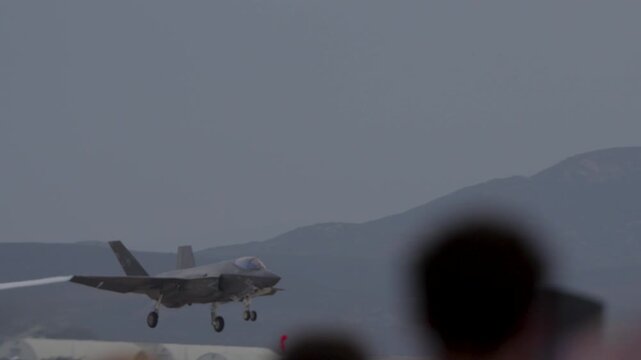 F-35 taking off for flight