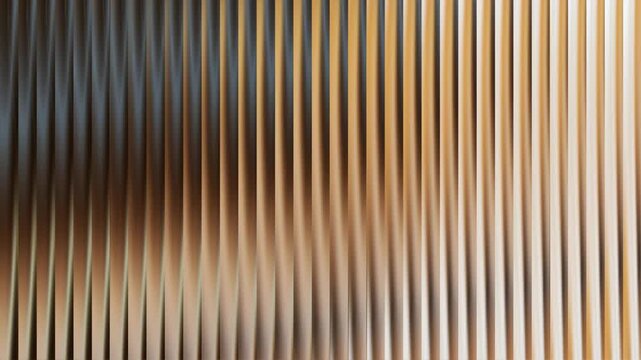 Vertical rippled metal texture with gradient gold and bronze tones