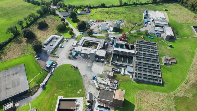Aerial overview.Fresh water treatment in Kilmeaden ensures a dependable supply of treated drinking water for Waterford City and nearby communities.