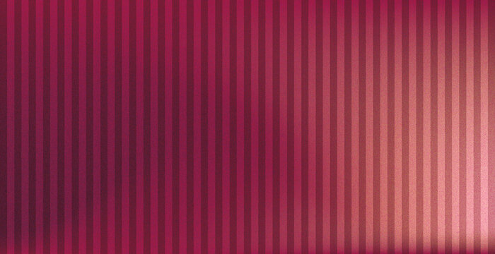 Burgundy striped background with a soft peach glow and grain texture