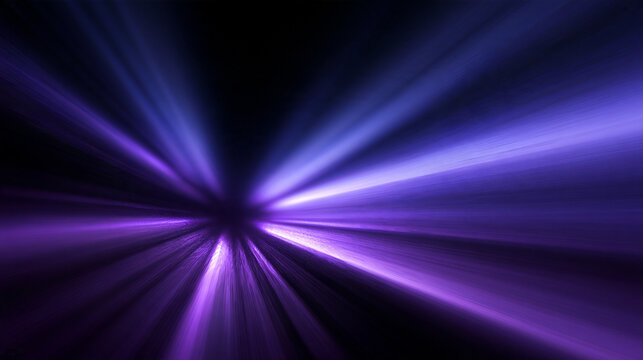 Abstract Purple Neon Light Rays Futuristic Speed Background