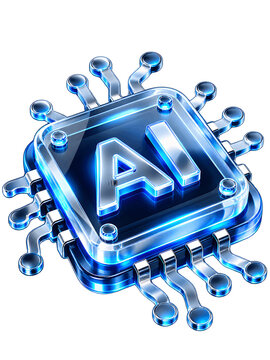 Artificial Intelligence AI Chip Technology Concept