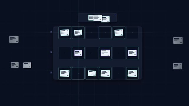 AI Data Sorter Sorting Grid for Intelligent Data Classification and Organization