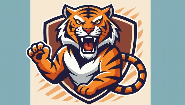 Tiger mascot vector