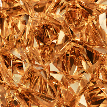 Polished Topaz Geometric Facets Seamless Pattern