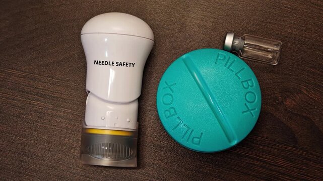 NEEDLE SAFETY autoinjector concept for safe administration and prevention of device-related medication errors