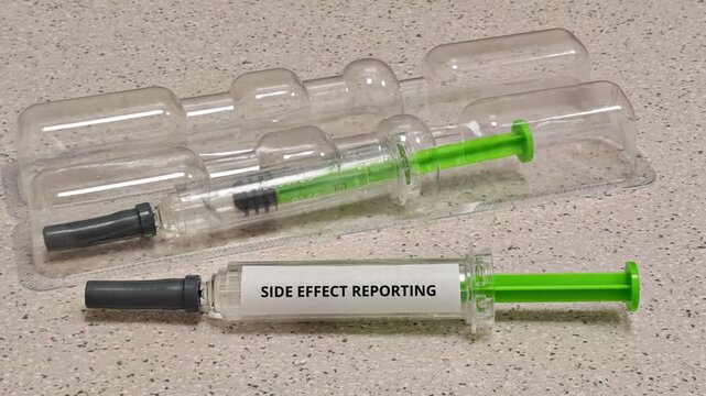 SIDE EFFECT REPORTING concept for monitoring the safety of syringe-administered medicines