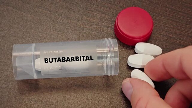 BUTABARBITAL barbiturate sedative hypnotic for insomnia and sedation