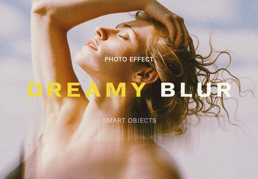 Dreamy Blur Photo Effect For Poster And Social Media Design