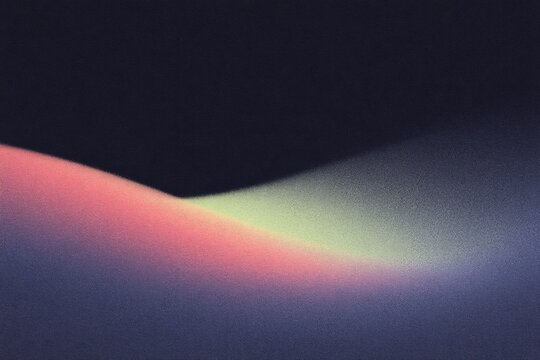 A black background with a pink and green light emanating from it creating a vibrant contrast between the two colors. the light is radiating from the center of the illuminating the dark background and.