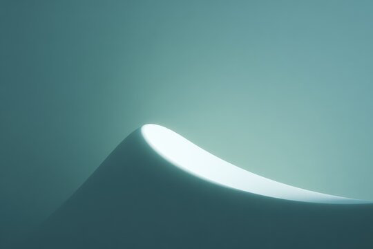 A blue background with a white light in the middle creating a wavelike effect. the light is bright and stands out against the blue background making it the focal point of the .