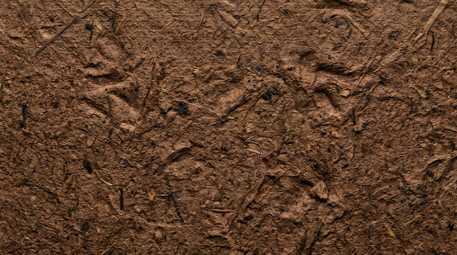 Close-up of textured, rugged earth surface with natural brown tones and intricate patterns highlighting soil consistency and