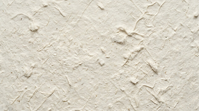 Close-up of textured beige plaster wall surface with rough irregularities and subtle cracks perfect for background or design