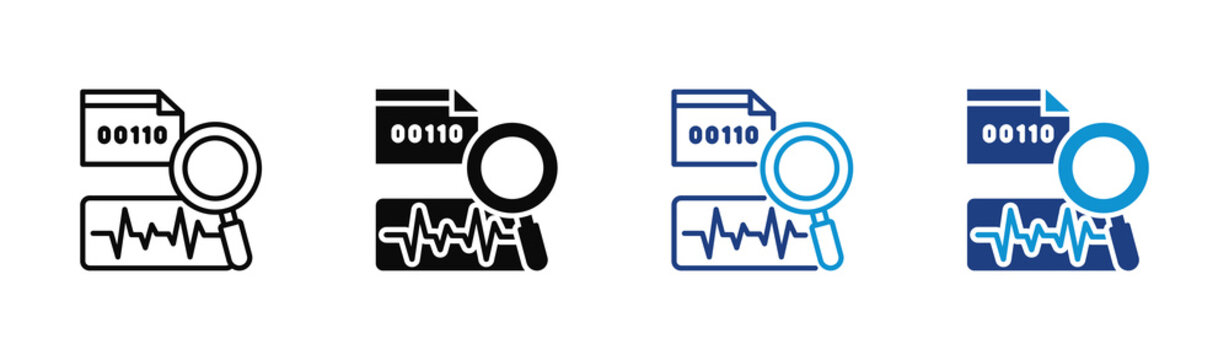Packet Capture icon set multiple style collection