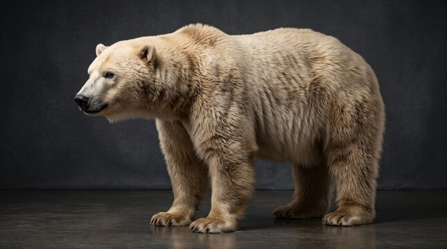 Pizzly, polar bear and brown bear hybrid &mdash; Ursus maritimus &times; Ursus arctos.
