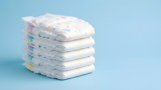Prioritizing self care and mental wellbeing a stack of soft towels symbolizing comfort and relaxation for a mental health day