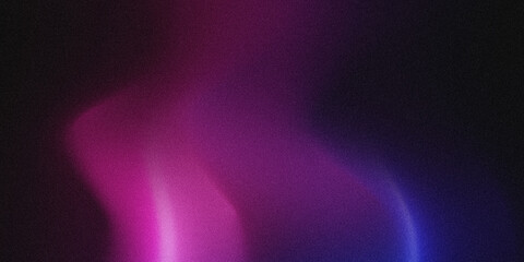 Fototapeta premium Abstract grain gradient background with neon pink and blue light
