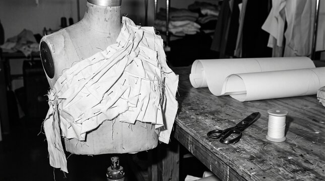 Pinned muslin studies mark collection development