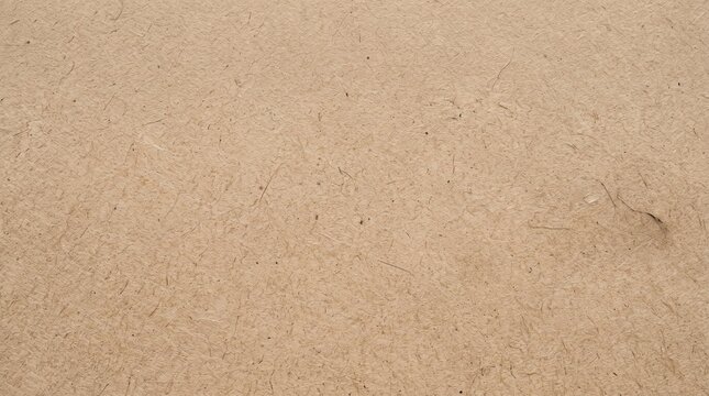 Fiberboard panel displaying uniform light brown texture with fine particles across the flat plane.