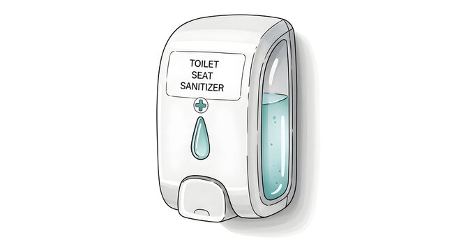 Wall-mounted dispenser offering essential toilet seat sanitization for maintaining pristine cleanliness and promoting public health hygiene in various facilities and restrooms