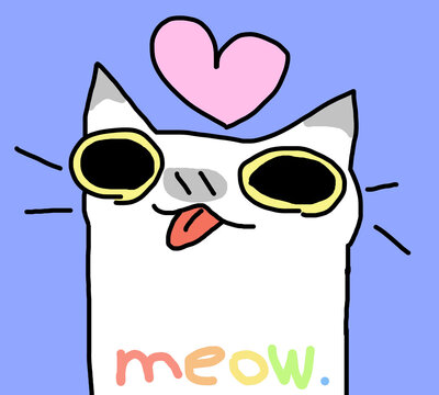 cat doodle