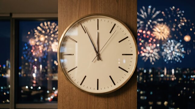 New Year's Eve Countdown with City Fireworks