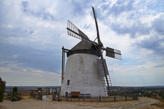 Windmill in Retz, Hollabrunn district,Lower Austria,Austria,Europe
