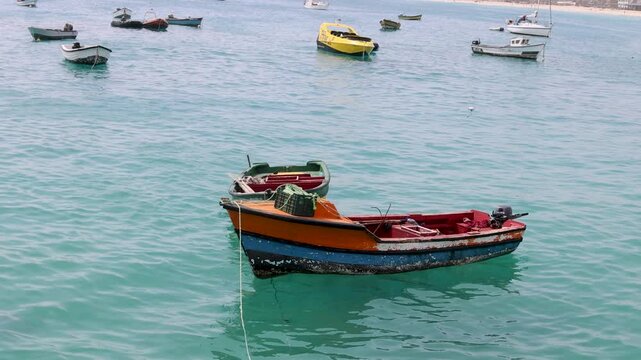 The beautiful City Santa Maria at Sal Island, Cape Verde, Africa