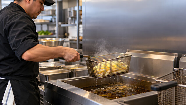 chef preparing food in the kitchen