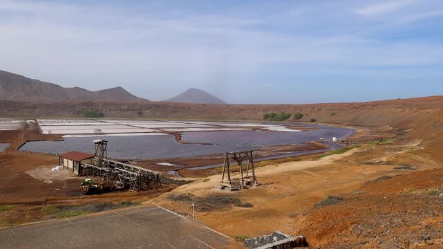 The Salinas Pedra de Luma at the Island Sal, Cape Verde, Africa