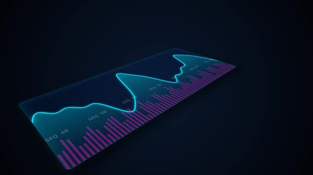 Premium seamless looping Horizontal motion graphics. Features a high-end isometric 3D glassmorphism plane floating in a deep dark corporate void. 