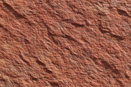 Rough Red Sandstone Texture with Terracotta and Salmon Tones