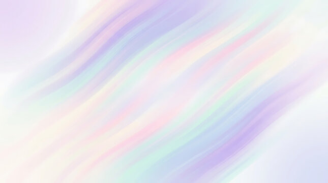 Pastel motion blur abstract background with soft diagonal rainbow