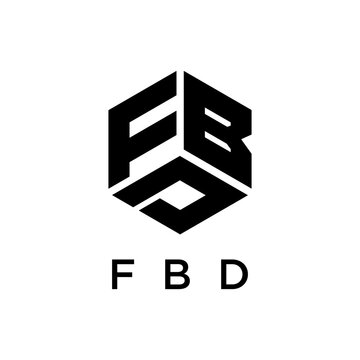 Black FBD hexagonal logo with three-dimensional letters and text below on a white background, representing a modern brand identity.