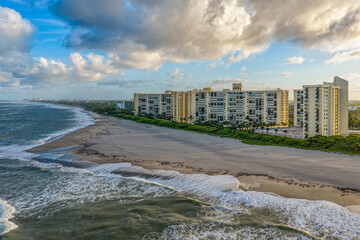 aerial view of Jupiter Beach  © Bruce