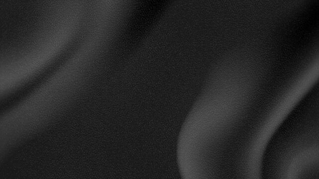Black and grey blurred smoke waves with grainy grunge texture abstract background. Monochrome flowing gradients and soft curves. Seamless loop motion design. Video animation Ultra HD 4K 3840x2160