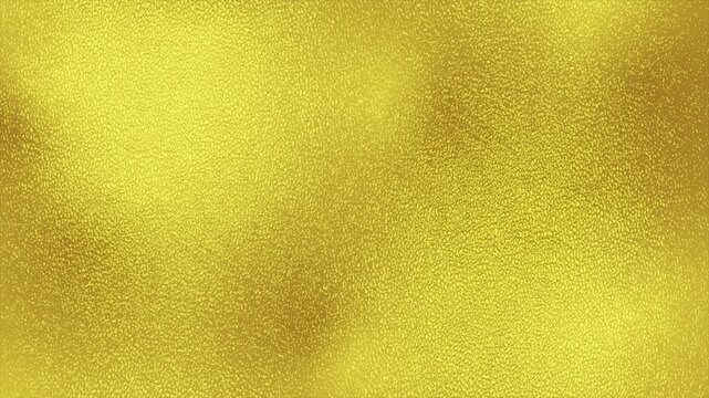 Golden foil material with grainy grunge texture abstract background. Premium luxury gold motion design with blurred gradients and shiny surface. Seamless loop. Video animation Ultra HD 4K 3840x2160
