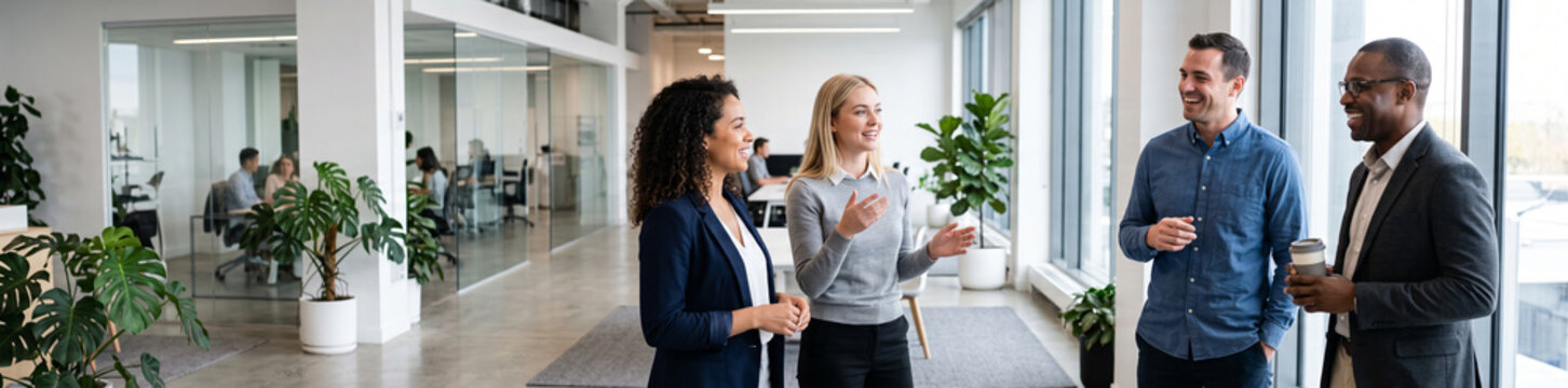 business team, office team, coworkers, colleagues, diverse team, multicultural team, business people, professionals, office workers, teamwork, team collaboration, collaboration, employee recognition, 