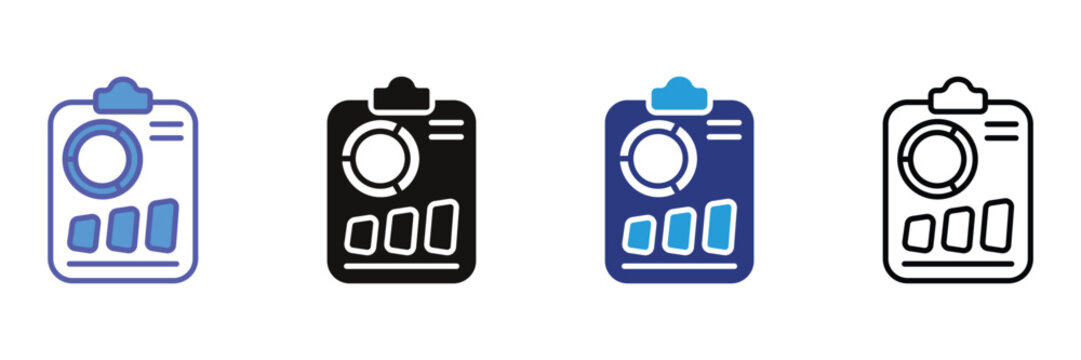 Document report collection of icon styles