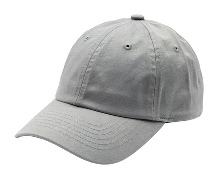 Plain baseball cap png blank grey cap png sporty isolated transparent background image