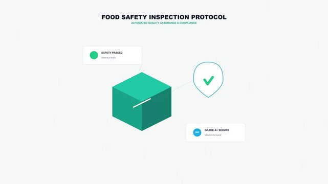Teal cube with white seam and green checkmark