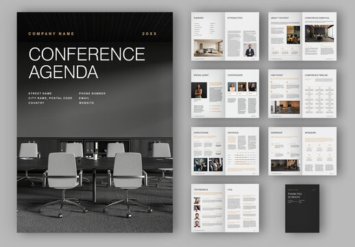 Conference Agenda Layout