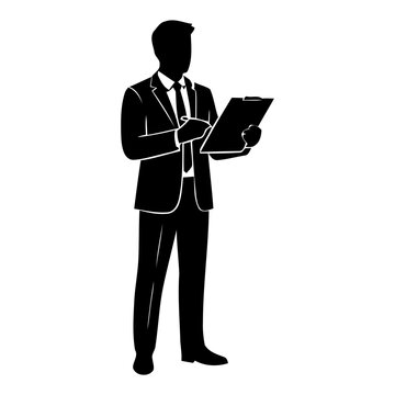 Businessman Tablet Presentation