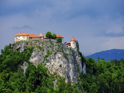 Bled Castle, Lake Bled, Bled, Upper Carniola, Slovenia