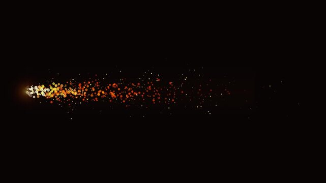 Seamless looping ultra hd racing exhaust backfire flame trails with fiery sparks shooting sideways. Perfect for motorsport auto racing grand prix car motorcycle engine power and speed video background