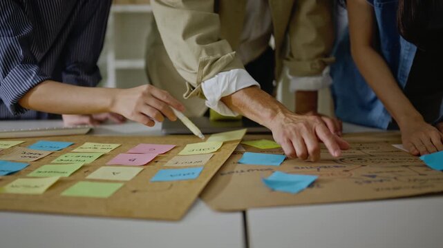 Investment Consultant,strategy,planning,Financial advisor and accounting concept.Group of business adviser meeting to analyze and discuss the situation on the financial report workplace office.