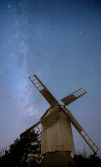 Old windmill in the night © Kevin
